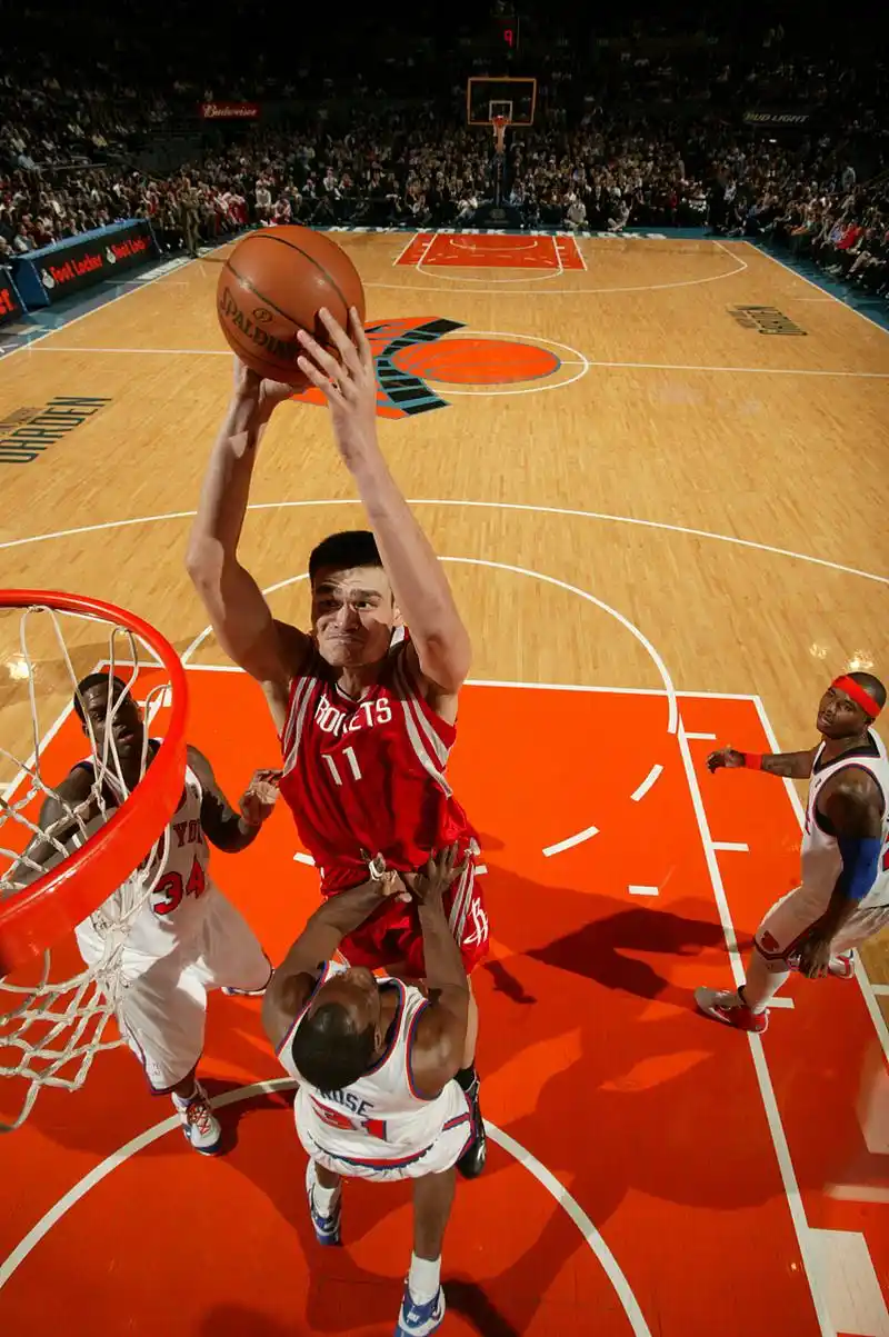 暴扣kg,单手灌框,隔扣马里克-罗斯,肉搏抢球,姚明