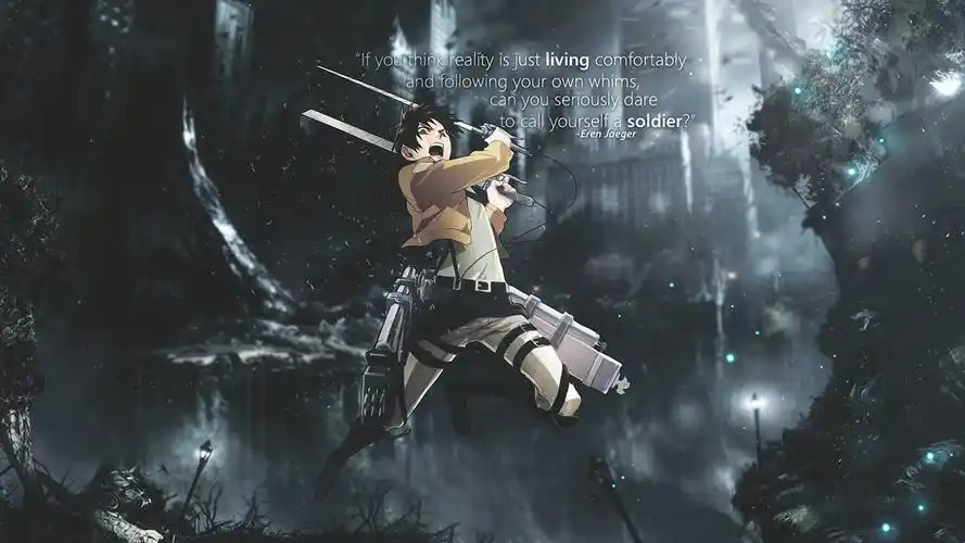 电脑壁纸 动漫卡通 动漫人物 进击的巨人艾伦·格耶尔