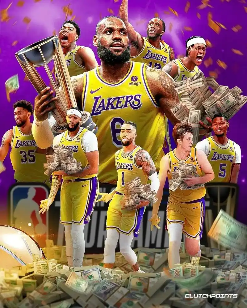 湖人总冠军!首届nba季中锦标赛冠军:洛杉矶湖人! - 抖音