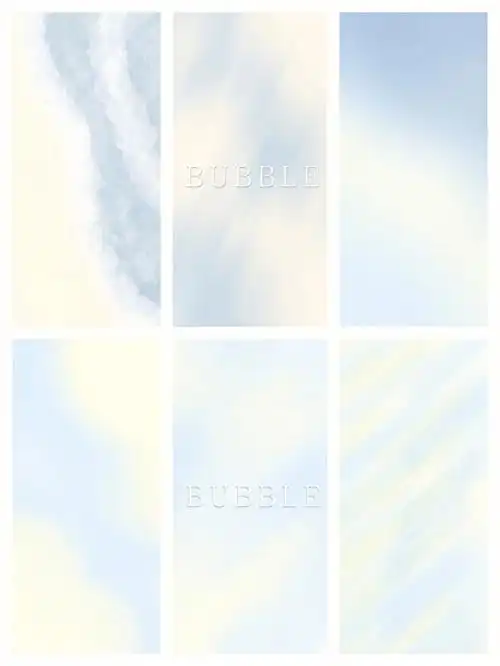 第30期/渐变撞色蓝黄壁纸 晕染渐变手机壁纸