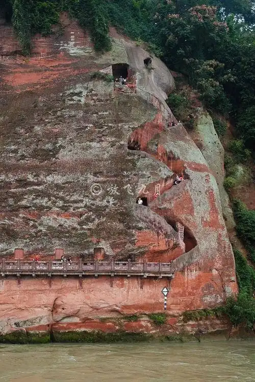 游船没有导游讲解,只能停留5分钟,乐山大佛,想说爱你不容易