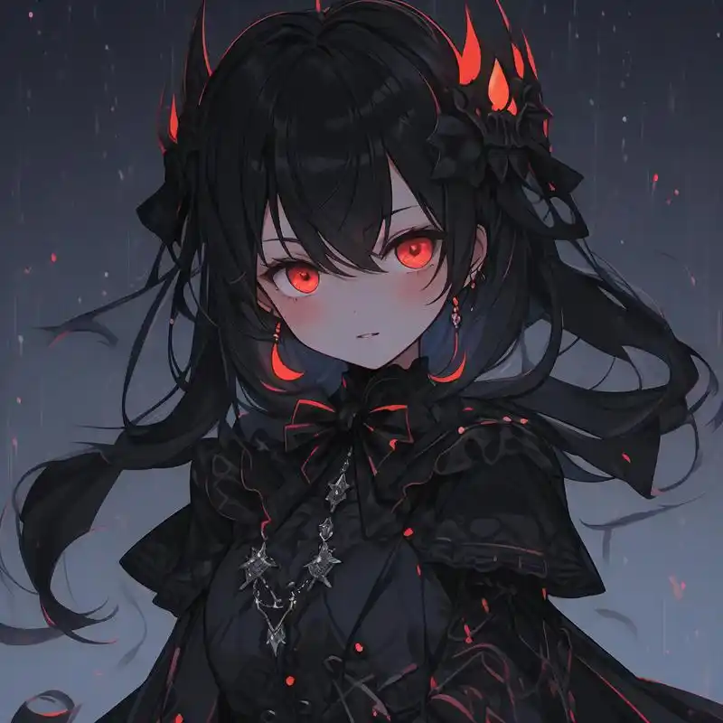 94动漫头像,暗黑风也太酷了吧!