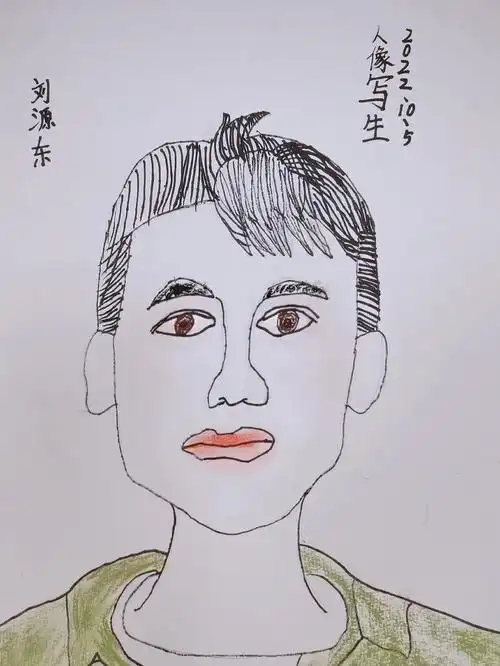 小学人物写生23年级