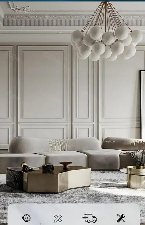 石膏线装饰条pu线条法式电视背景墙边框装饰条造型线欧式天花吊顶角花