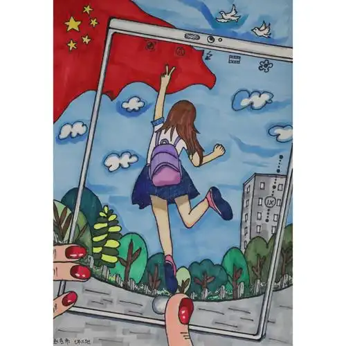 "祖国少年·明日之星"|西安高新区第三初级中学优秀美术作品评选活动