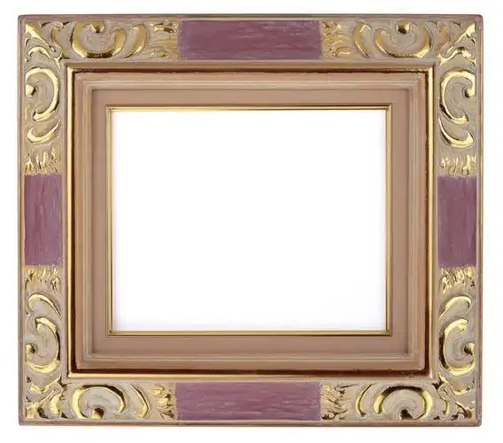 特写,白天,白色背景,正面,静物,相框,花纹,装饰,边框,方形,图形,古典