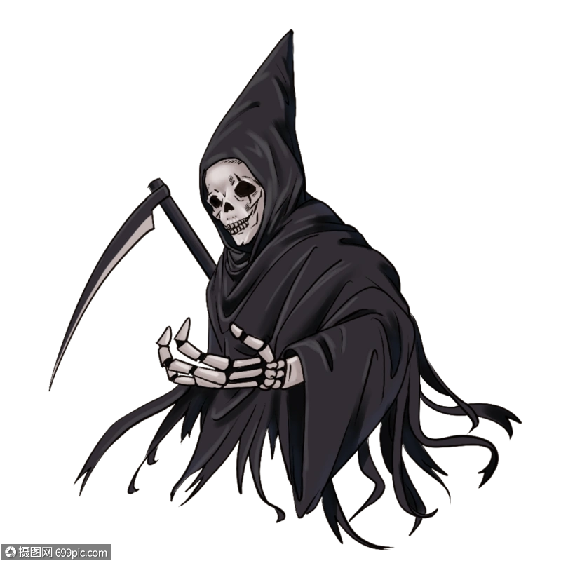 死神万圣节幽灵高清图片素材