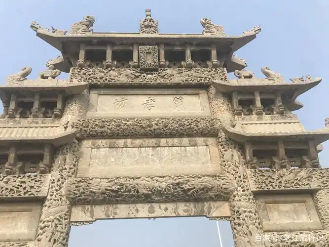 单县牌坊街老牌坊图片