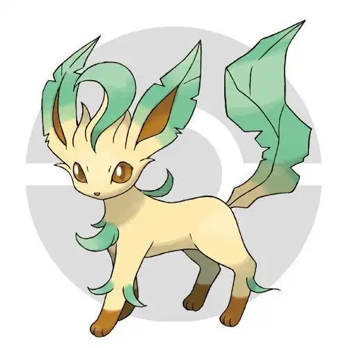 神奇宝贝叶精灵简笔画神奇宝贝 叶伊布