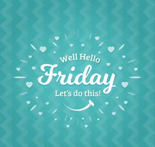 创意星期五艺术字矢量素材