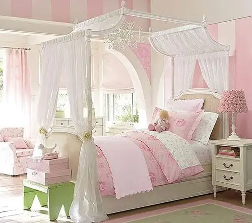 超梦幻的甜美公主房搭配方案