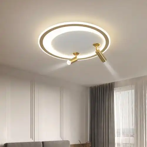 led卧室灯吸顶灯现代简约房间灯具明装cob射灯过道灯家用壁画射灯