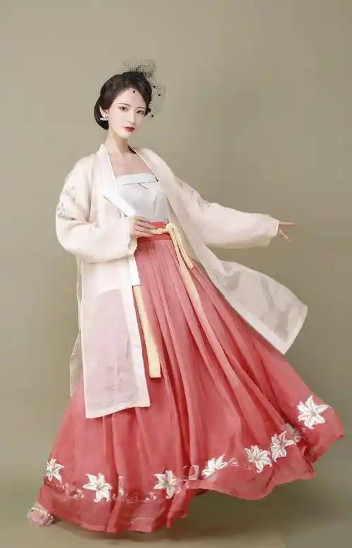 原创宋制汉服之长褙子可帅气可甜美简约百搭风格多变汉服娘必备