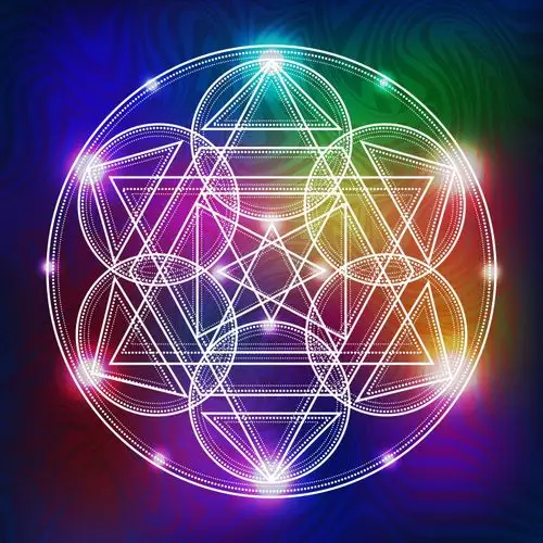 矢量抽象的神圣背景