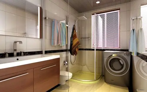 新做的厨房卫生间效果图