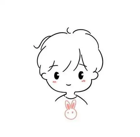 各种风格 复古卡通动漫厚涂q版简笔画可爱小男孩简笔画手帐q版男生q版