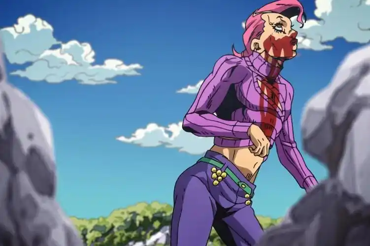 托比欧的性格有点傻jojo老大差点失误被打败