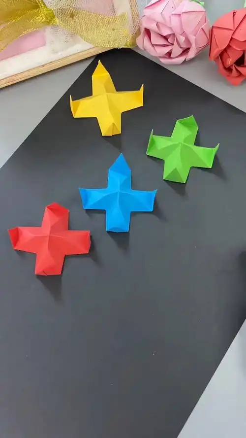 简单好玩的折纸玩具捕兽夹和孩子一起来试试吧