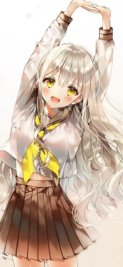 动漫人物二次元小清新唯美森系治愈少女