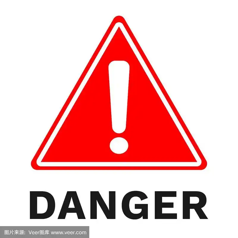 红色,三角形,矢量,感叹号,绘画插图