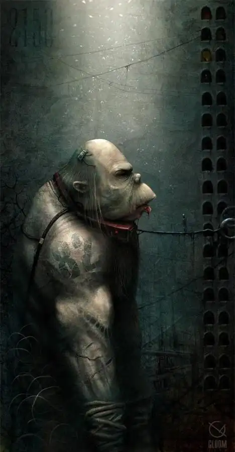 俄罗斯神秘的艺术家安东semenov诡异风格绘画作品集