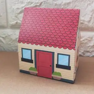 纸模型制作diy手工作业益智玩具卡通小房子小房屋3d立体建筑折纸