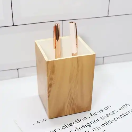 长方体檀木笔筒办公桌的办公室 - buy 笔筒,书桌笔筒,abs 方形凉鞋木