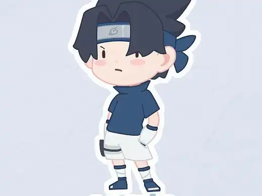 佐助q版插画-创作习作31002年前火影小可爱插画-创作习作39012年前