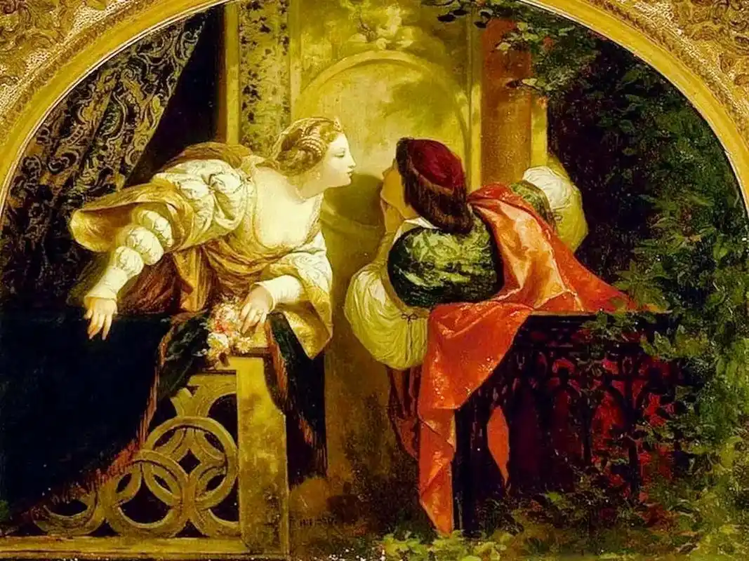 古典油画中的罗密欧与茱丽叶#名画欣赏 #艺术 #抖音图文来 - 抖音