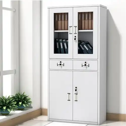 洛克菲勒移动讲台洛克菲勒 luo ke fei le 中二斗文件柜铁皮柜档案柜