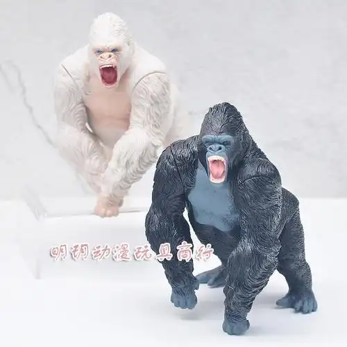 金刚大战哥斯拉猩猩狂暴巨兽怪兽儿童玩具手办摆件玩偶模型礼物
