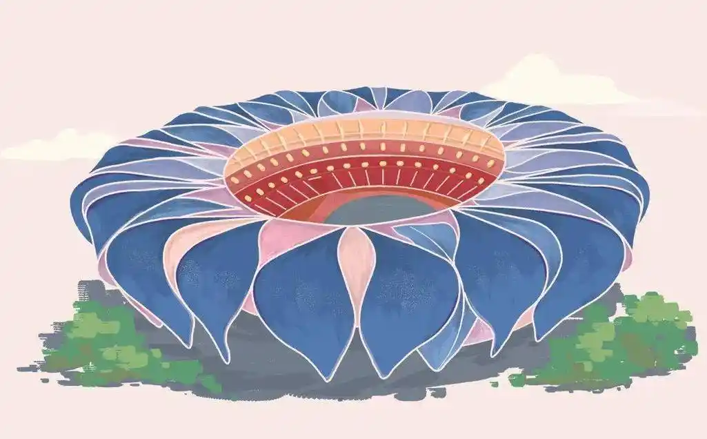 浙理学子手绘亚运场馆,你pick哪一张?_杭州