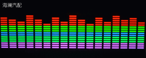 led 汽车音乐节奏灯 声控灯爆闪灯音乐灯冷光灯装饰灯彩灯氛围灯图片