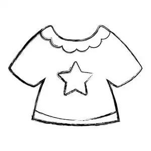 卡通儿童性格在休闲装.