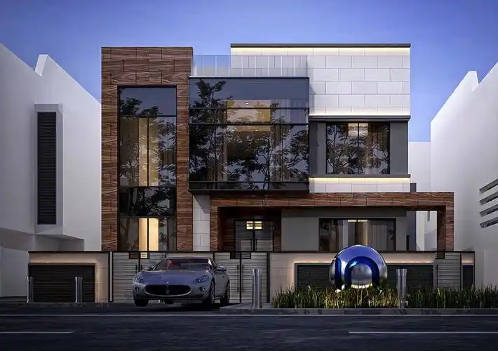 别墅设计两款时尚大气的现代风格自建别墅