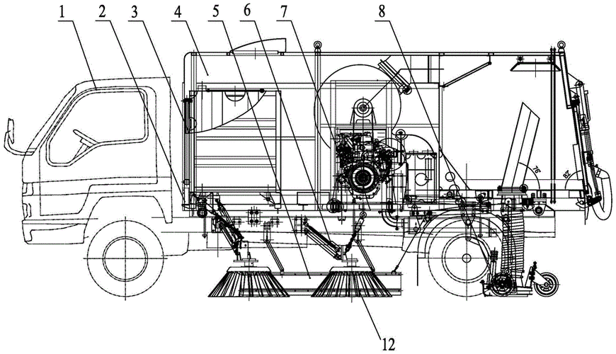 高效清扫车的制作方法