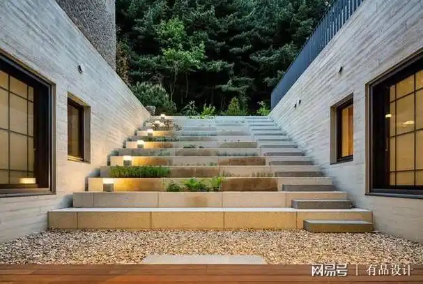 庭院中有高差怎么办?送你30种台阶设计满满都是愉悦感!