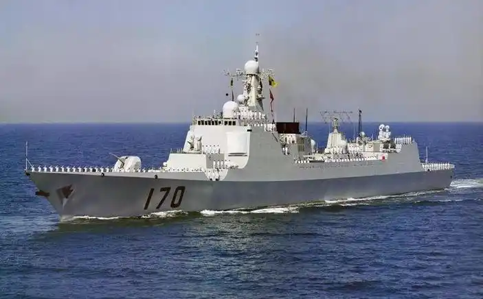 资料图:中国海军052c型导弹驱逐舰"兰州"号