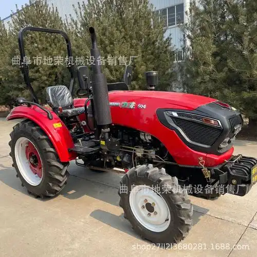 力王504 云内强压多路阀平底板水旱田旋耕犁地农用四轮四驱拖拉机