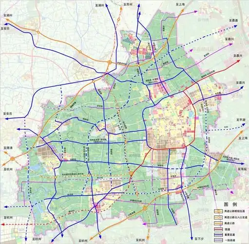 桐乡市县道网规划图桐乡市公共交通规划在现有公交线路基础上,近期