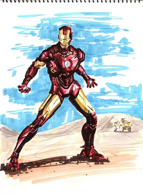 马克笔概括练习