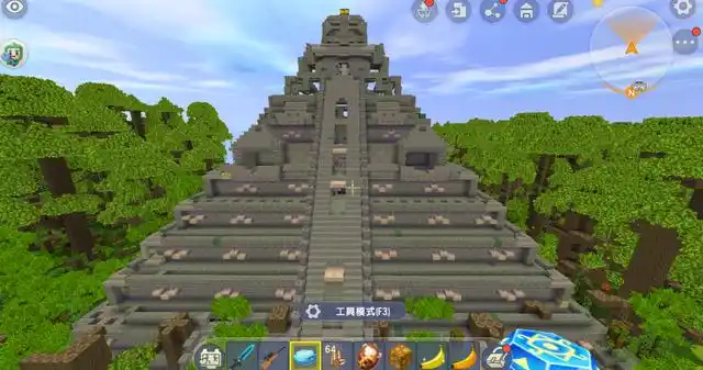 迷你世界:两步法寻雨林地图新神迹,一分钟找到屡试不爽