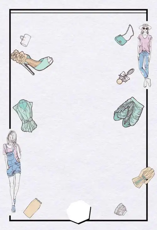 关键词 : 服装促销,创意,手绘,海报,简约,背景模板,季末清仓,夏日促销