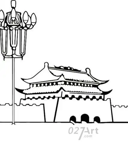 头条专栏  天安门位于北京城的传统的中轴线上,由城台和城楼两部分