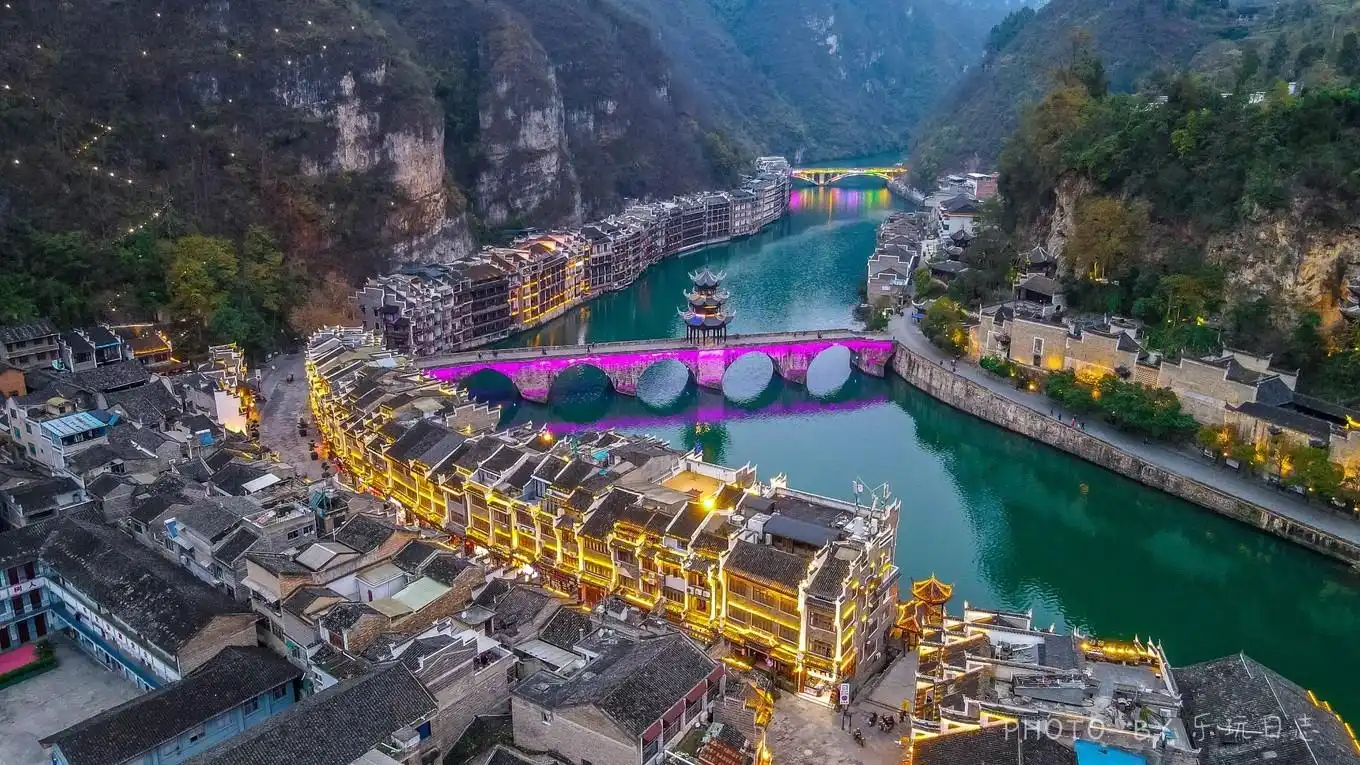 贵州镇远古城中国最美古镇之一自然风光旖旎迷人