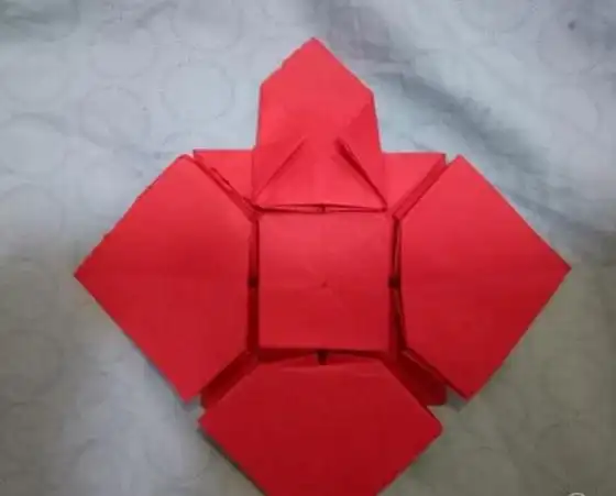 烧纸莲花盆的叠法视频