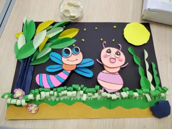 学前教育纸贴画