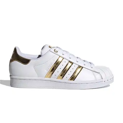 adidas阿迪达斯三叶草女鞋superstar贝壳头舒适耐磨休闲板鞋fv3330