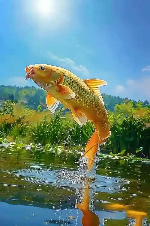 鲤鱼跳龙门,全凭水作本