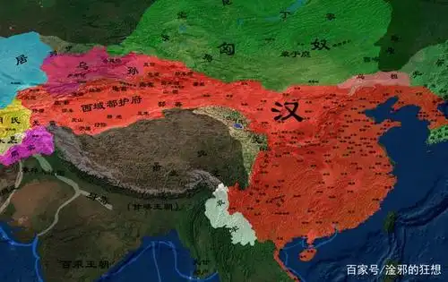 汉朝疆域图